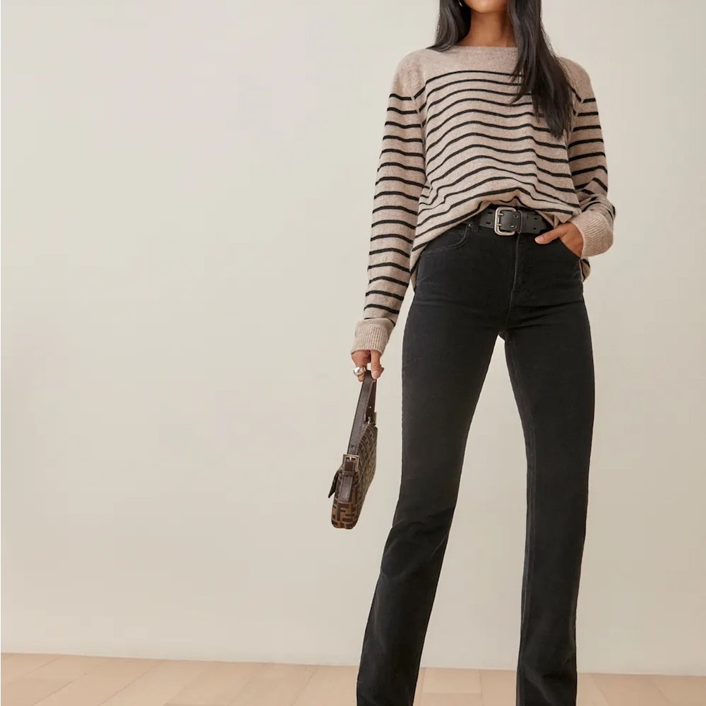 Reformation Peyton High Rise Bootcut Corduroy Pants